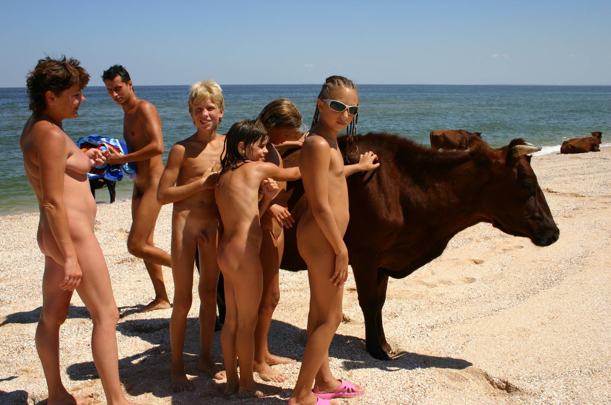Pure Nudism Gallery Animal Meets the Beach - 3