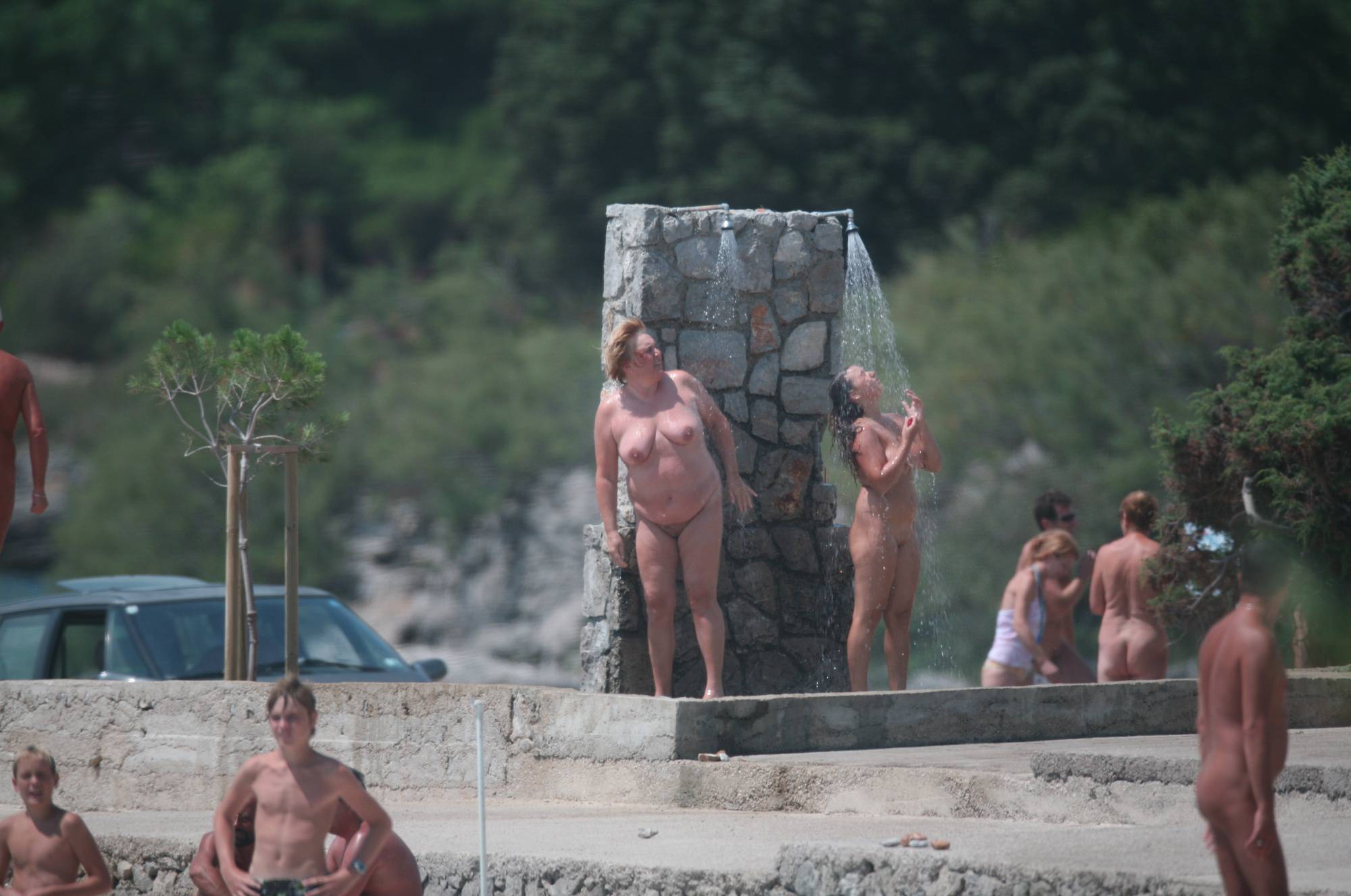 Young Nudists - Cove Pyramid Shower Top - 2