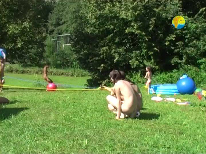 Naturist Freedom Videos Games at a Meadow - 3