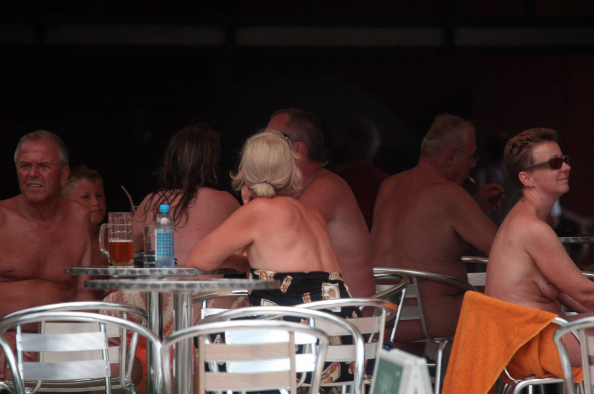 Naturist Families Nudist Outdoor Diner View - 1