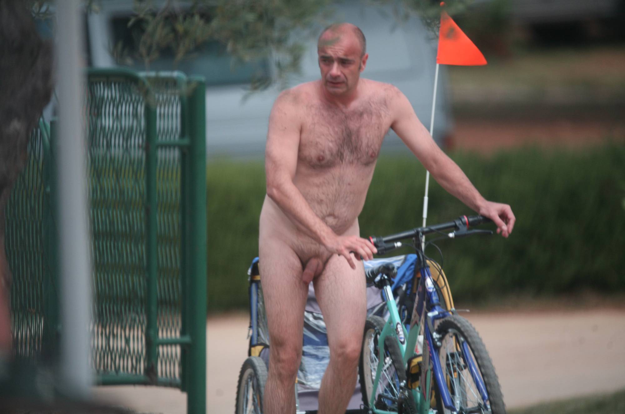 Pure Nudism Nude Club Outdoor Biking - 2