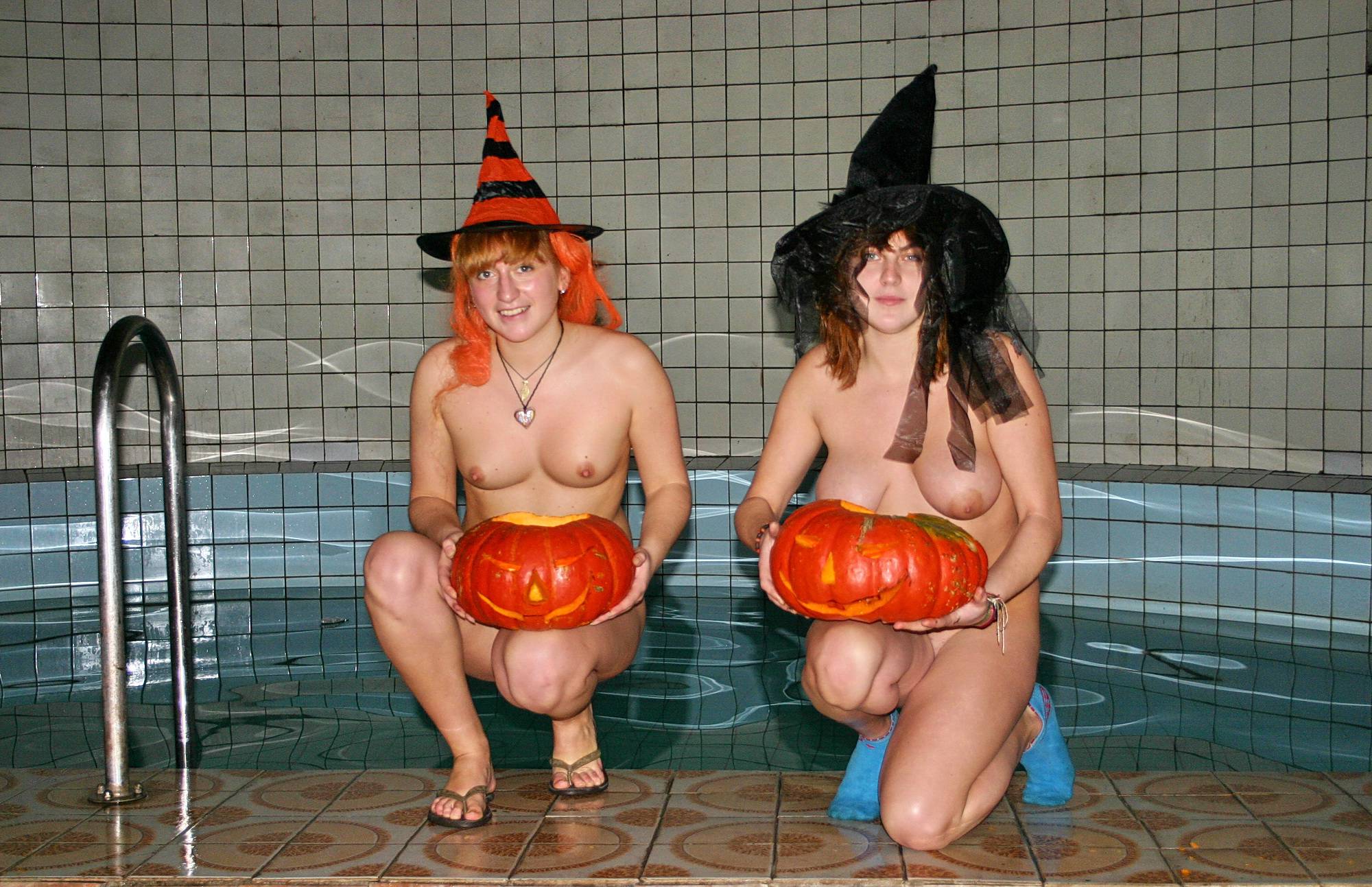 Halloween Family Group - Young Pure Nudism - 2