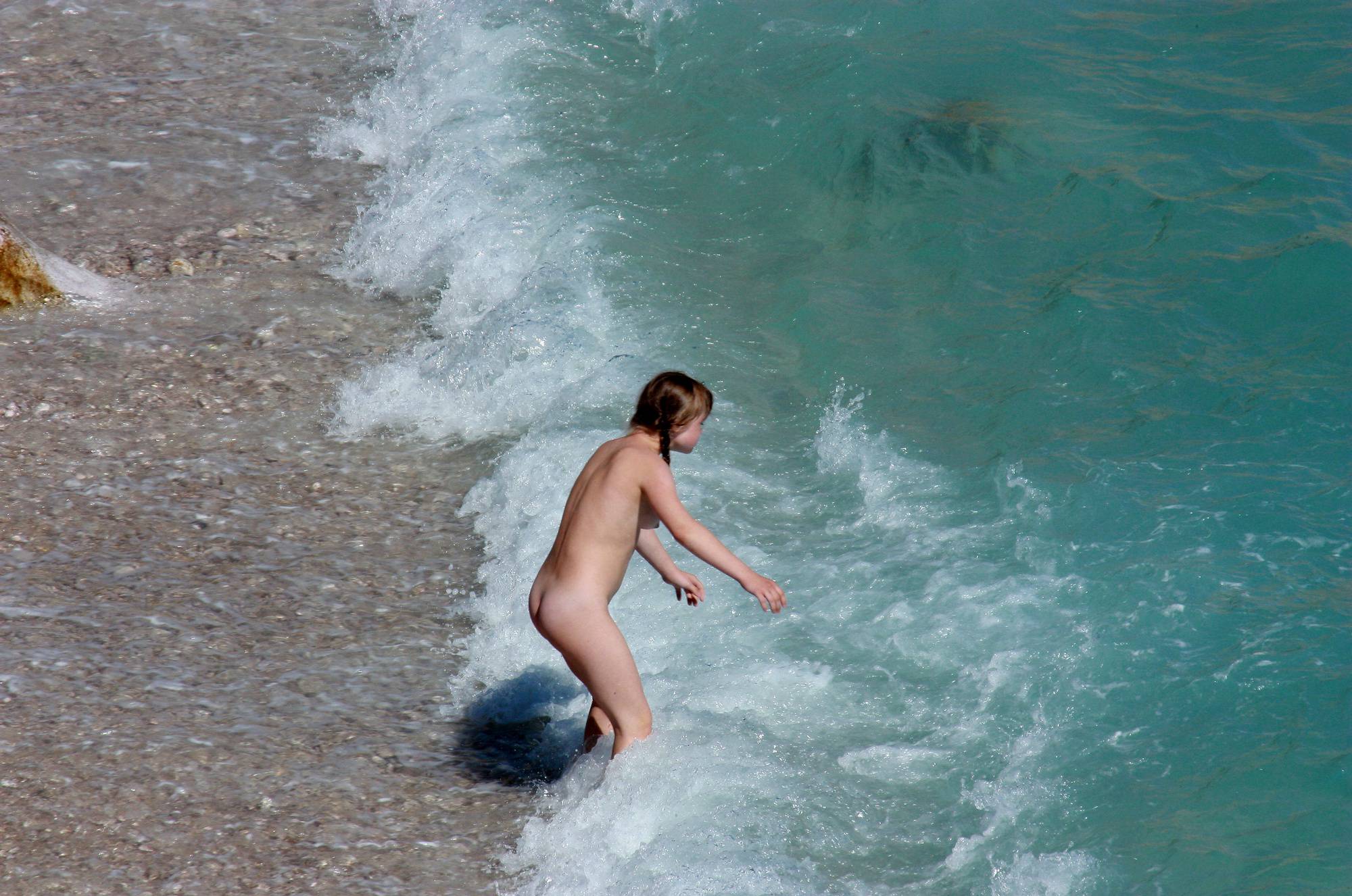 Pure Nudism Pics Naturist Cold Water Entry - 1
