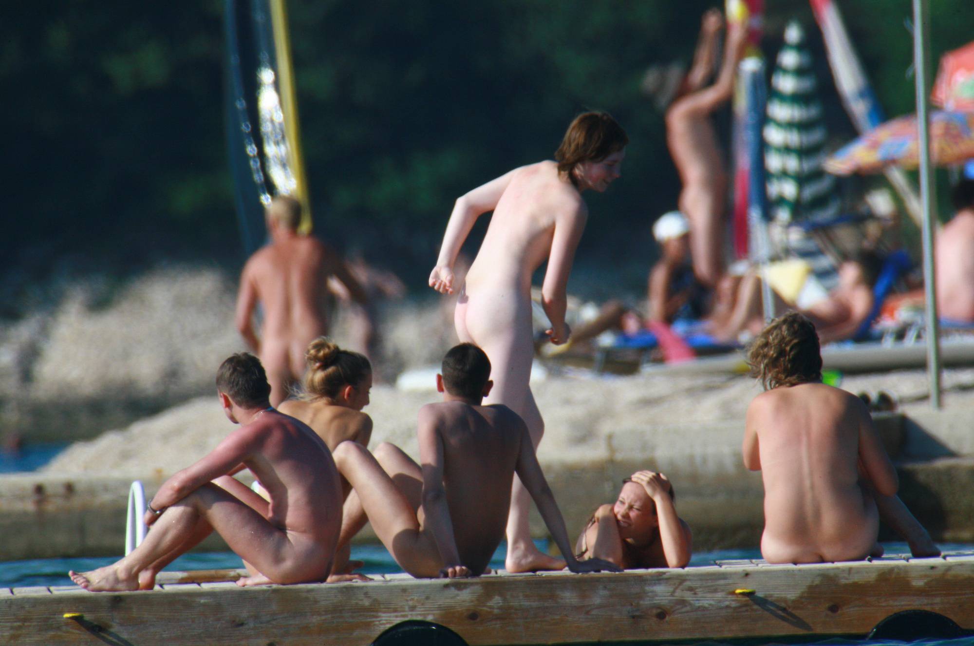 Pure Nudism Gallery Nudist Slab Group Tanning - 1
