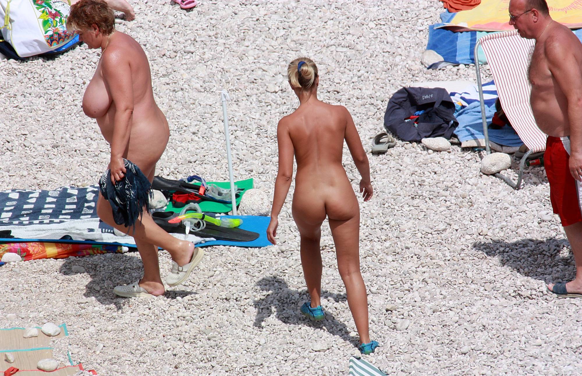 Pure Nudism Gallery Stroll Along The Hot Sands - 1