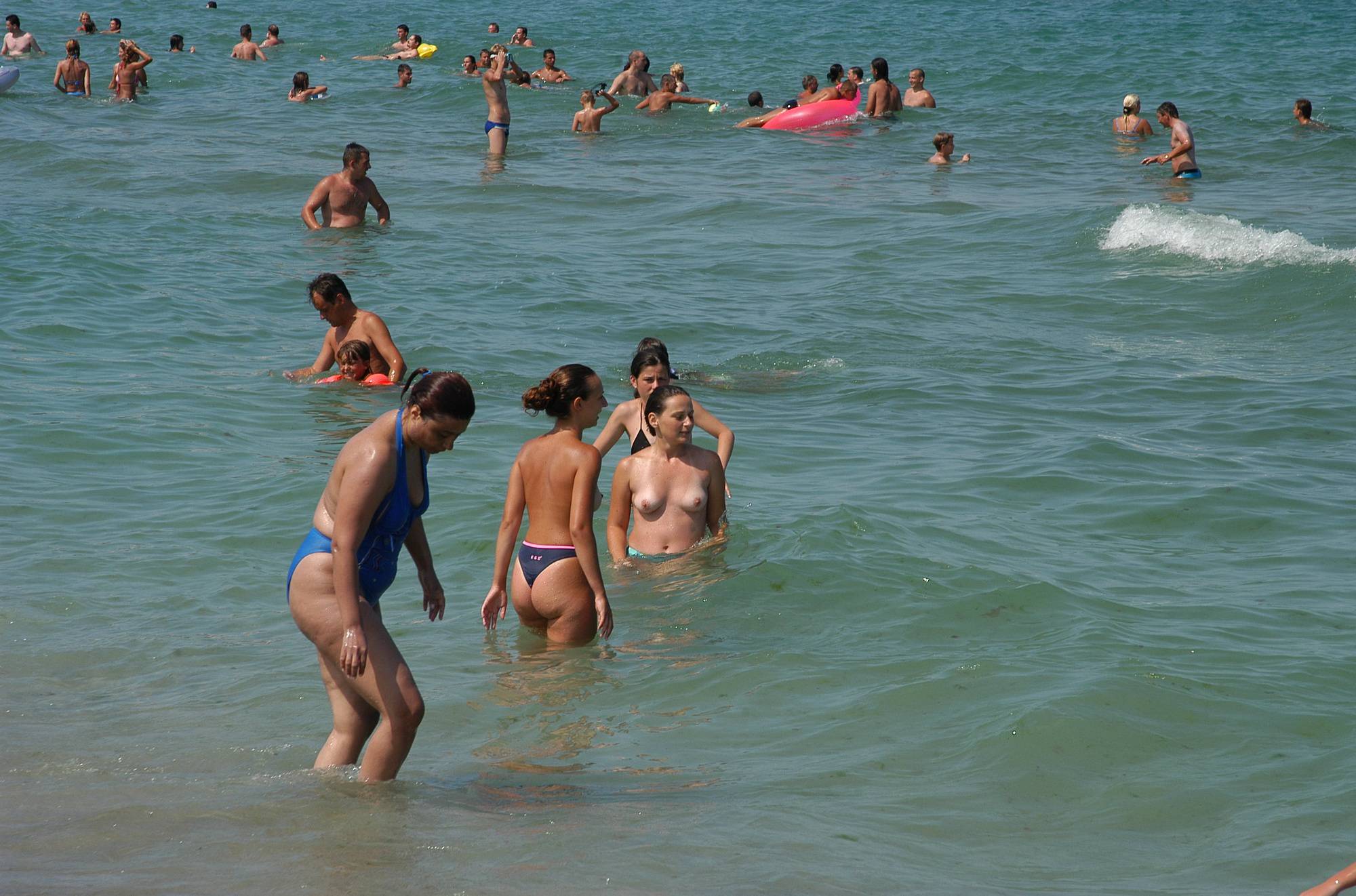 Pure Nudism Images Sozospol Beach Waters - 1