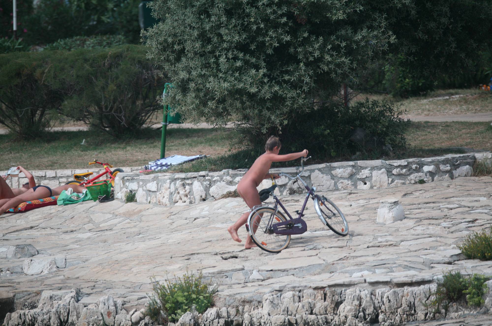 Nude Club Outdoor Biking - Nudist Freedom - 1