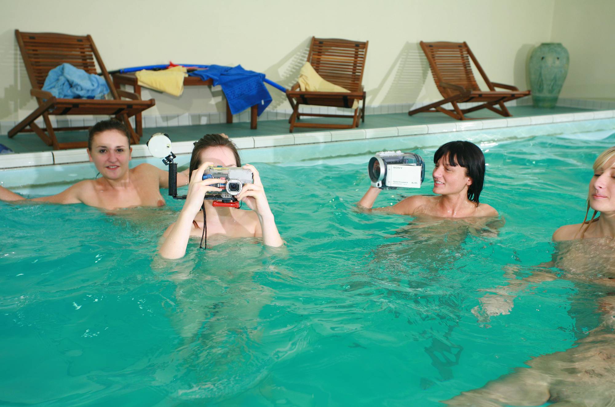 Soft Spa Pool Activities Nudist Fun - 2