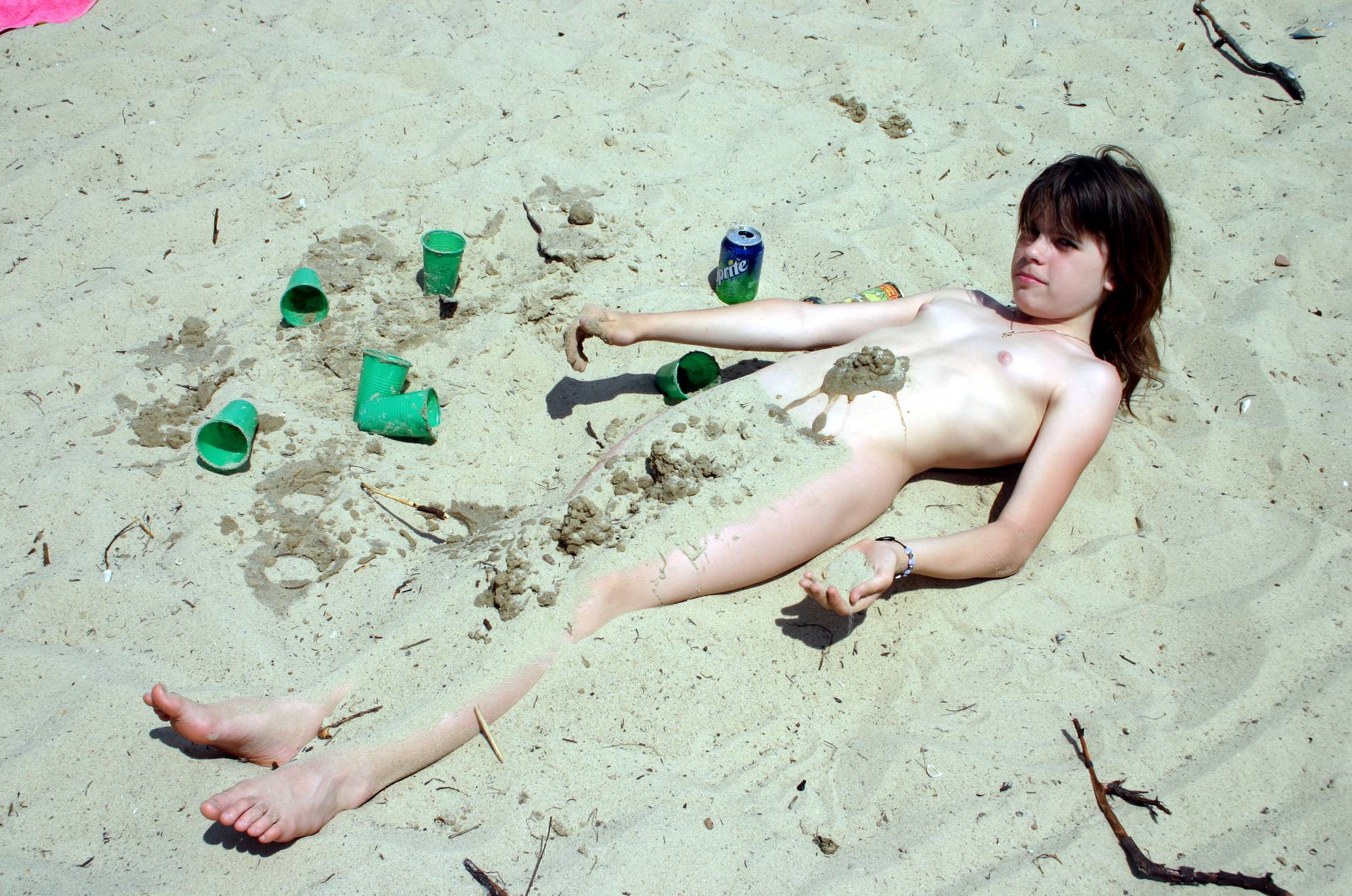 Young Nudist Sand Castle Nudist Photos - 2